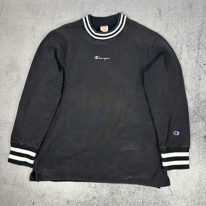 Vintage Champion Reverse Weave Sweater Schwarz (XL)