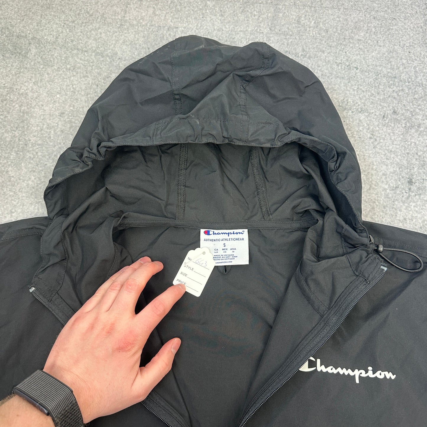 Champion Jacke Schwarz (S)