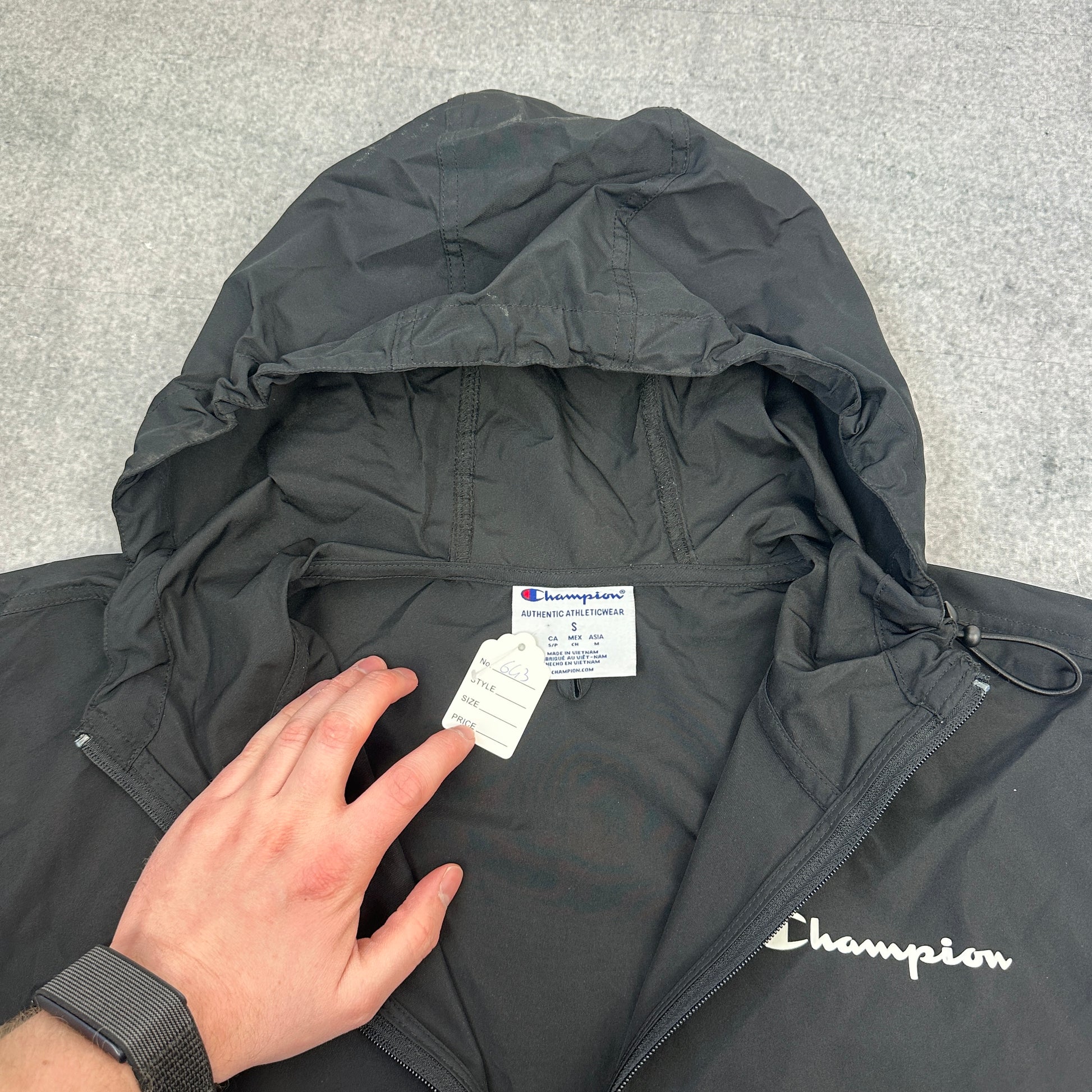 Champion Jacke Schwarz (S)