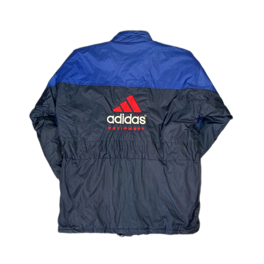 Vintage Adidas Equipment Parka / Jacke Blau (L-XL)