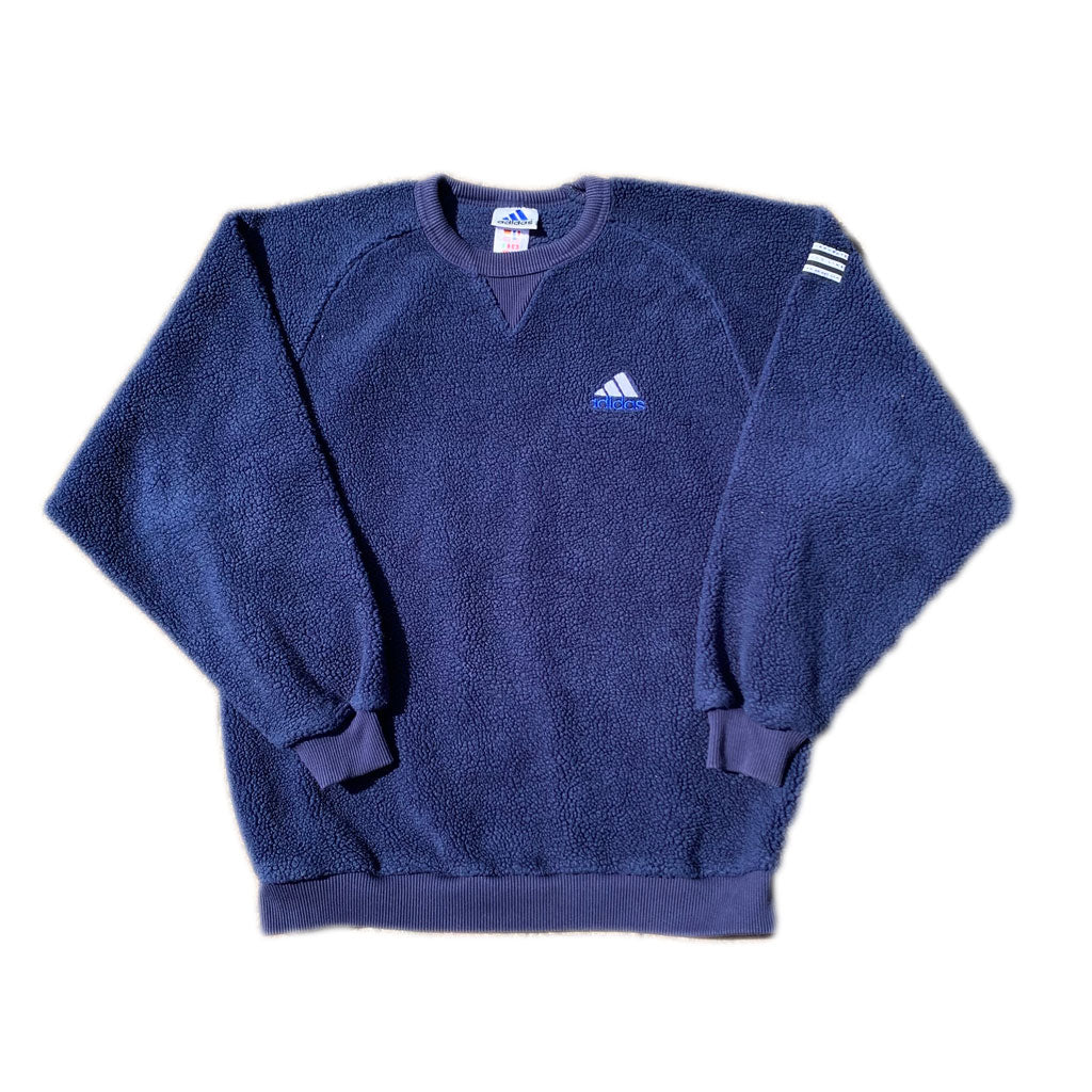 Vintage Adidas Sweater Dunkelblau (S)