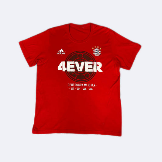 Adidas Bayern München 2016 Meister T-Shirt Rot (L)