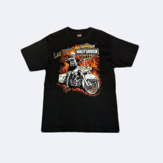 Vintage Harley Davidson T-Shirt Las Vegas 2017 Schwarz (M)