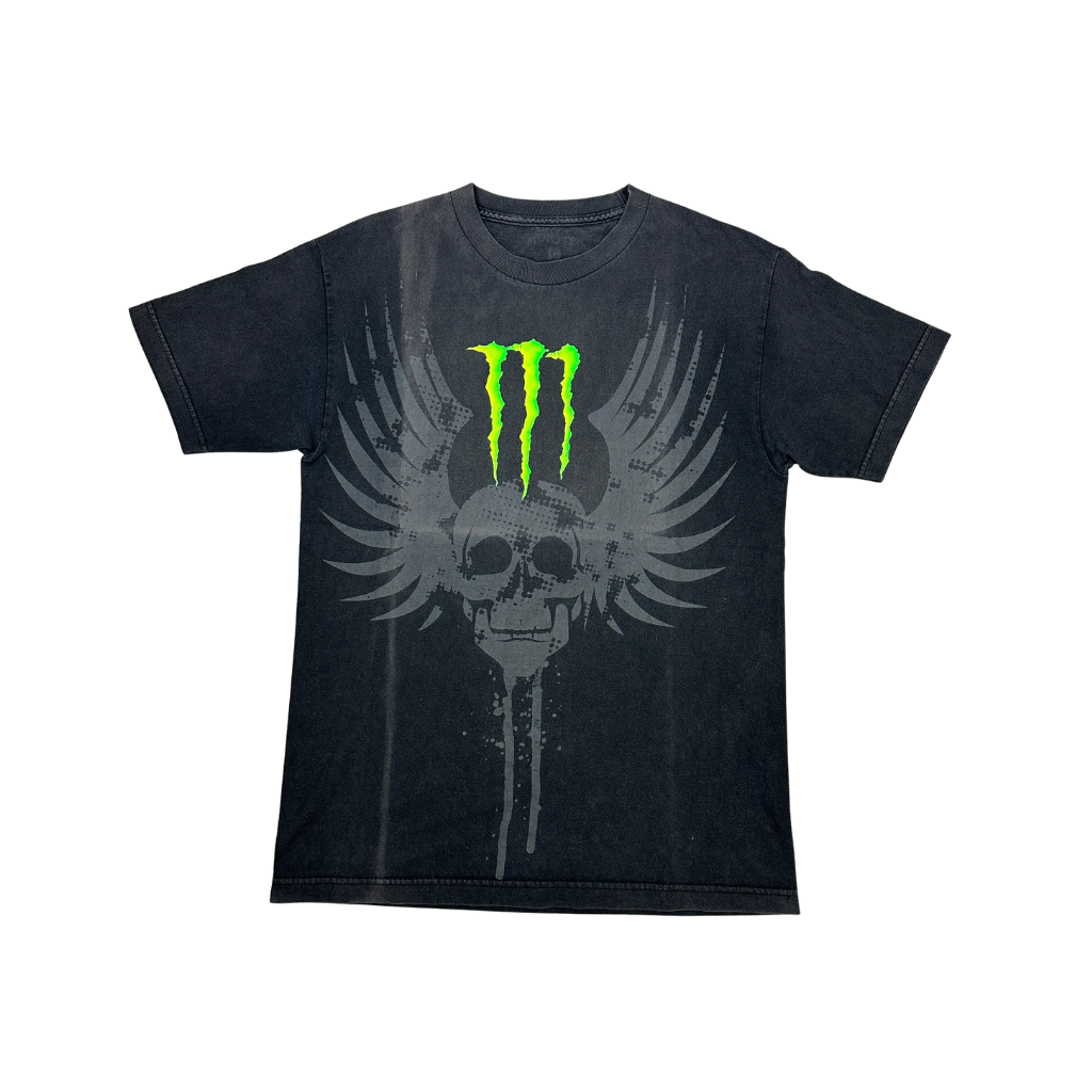 Vintage Monster Energy T-Shirt Schwarz (M-L)