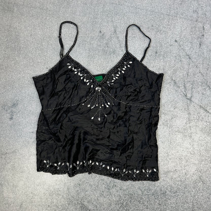 Schwarzes Y2K Stlye Top (M)