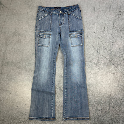 Revolt Jeans Co. Flared Denim Jeans 11/12 (S-M)