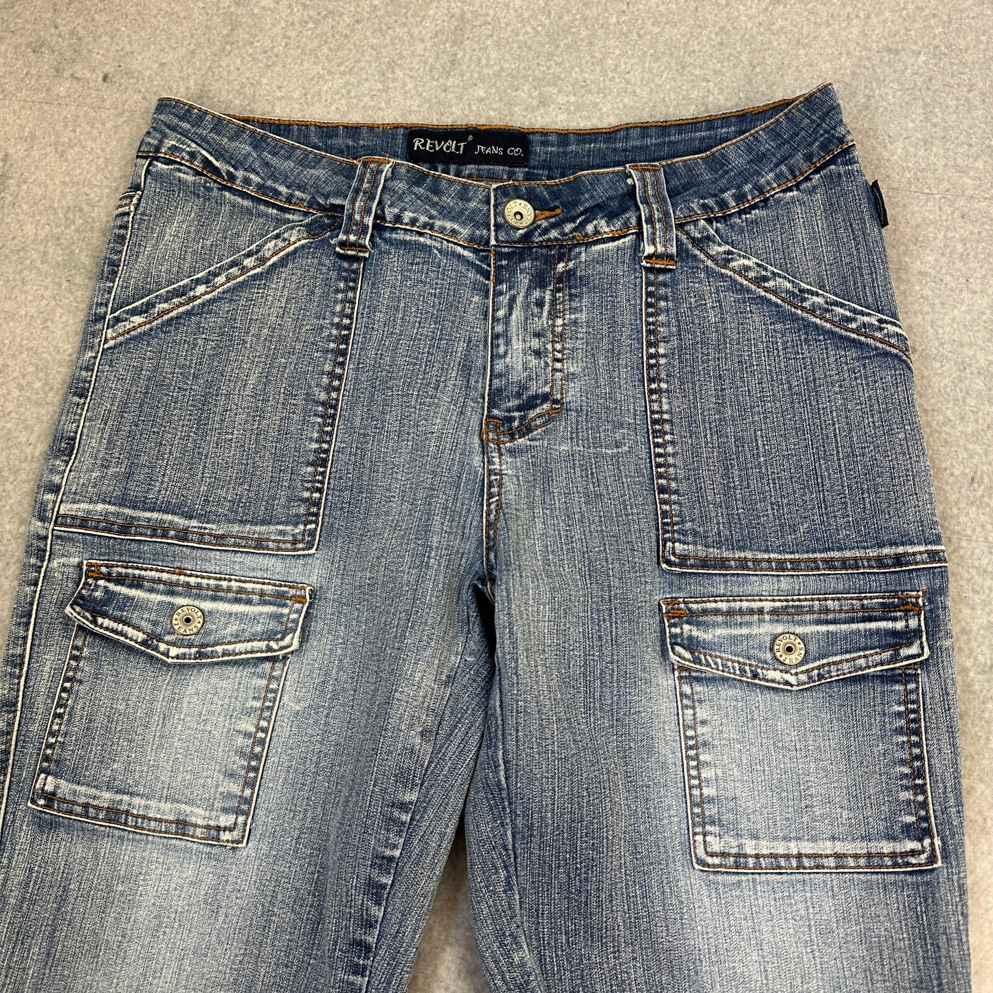Revolt Jeans Co. Flared Denim Jeans 11/12 (S-M)