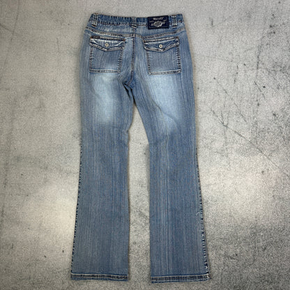 Revolt Jeans Co. Flared Denim Jeans 11/12 (S-M)