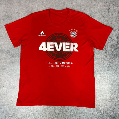 Adidas Bayern München 2016 Meister T-Shirt Rot (L)