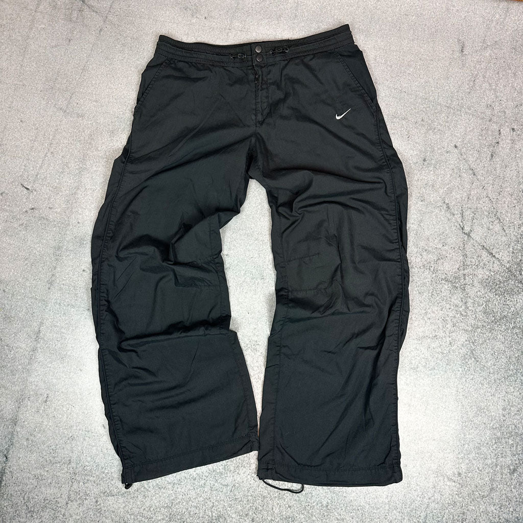 Vintage Nike Baggy Trackpants Schwarz (L)