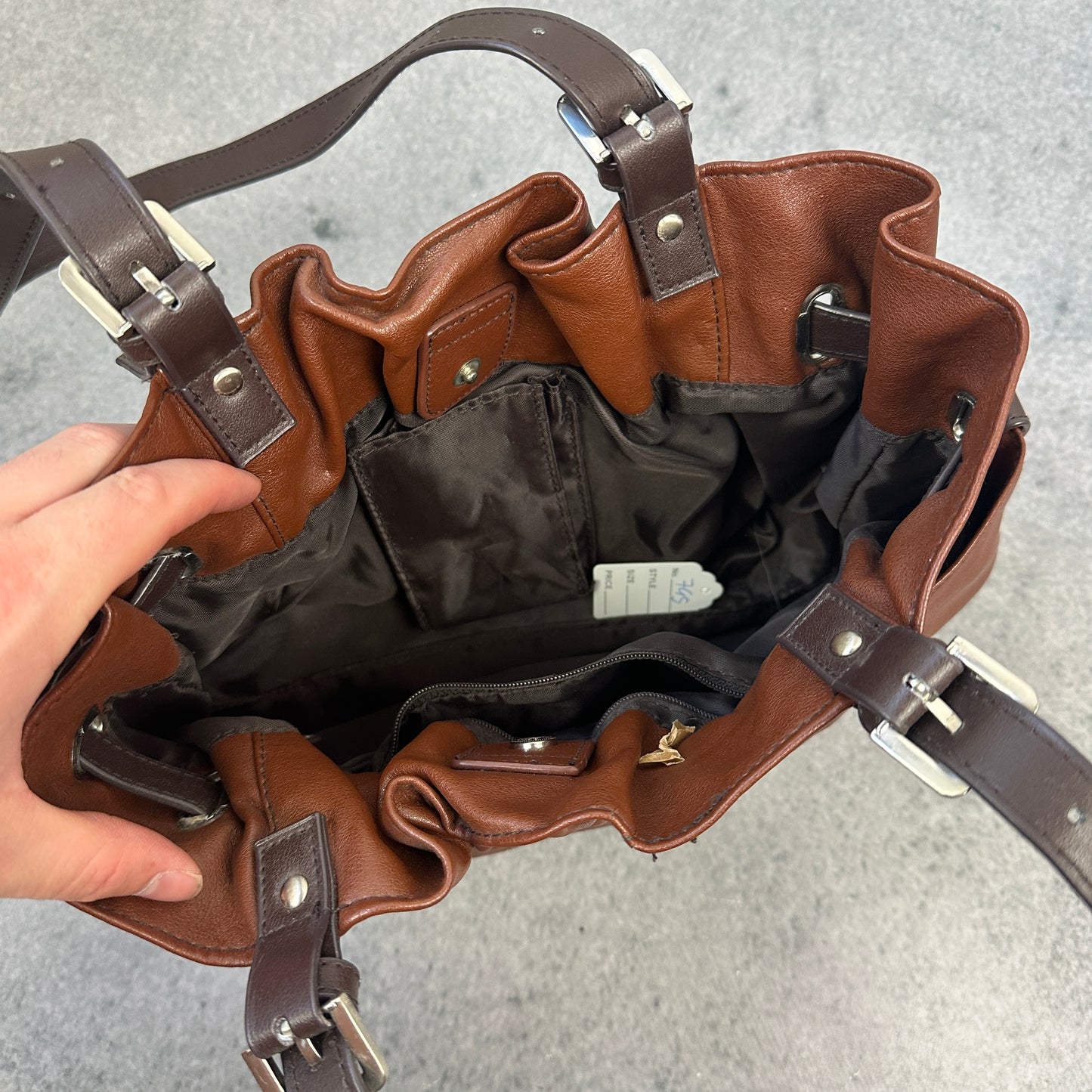 Y2K Style Handtasche Braun
