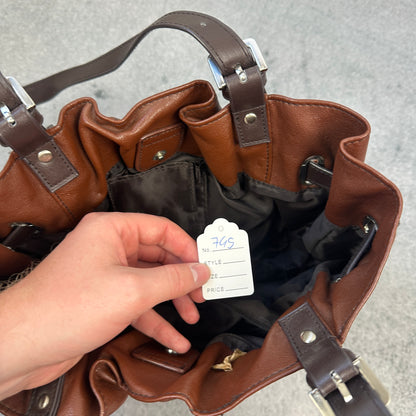 Y2K Style Handtasche Braun