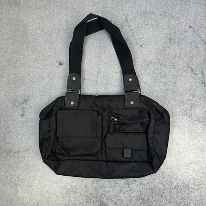 Schwarze Vintage Handtasche