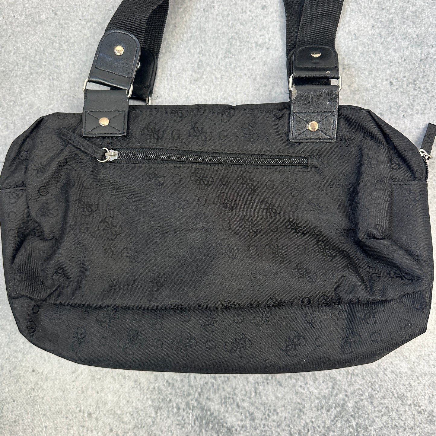 Schwarze Vintage Handtasche