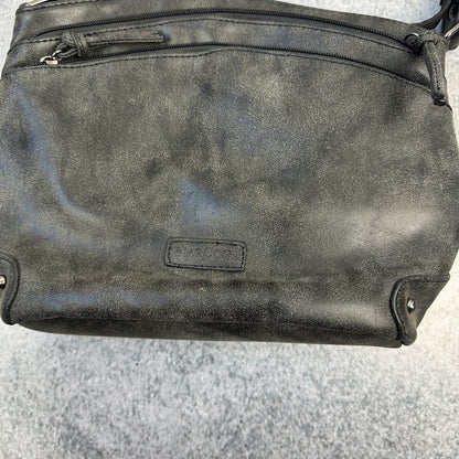 Graue Vintage Handtasche