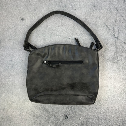 Graue Vintage Handtasche