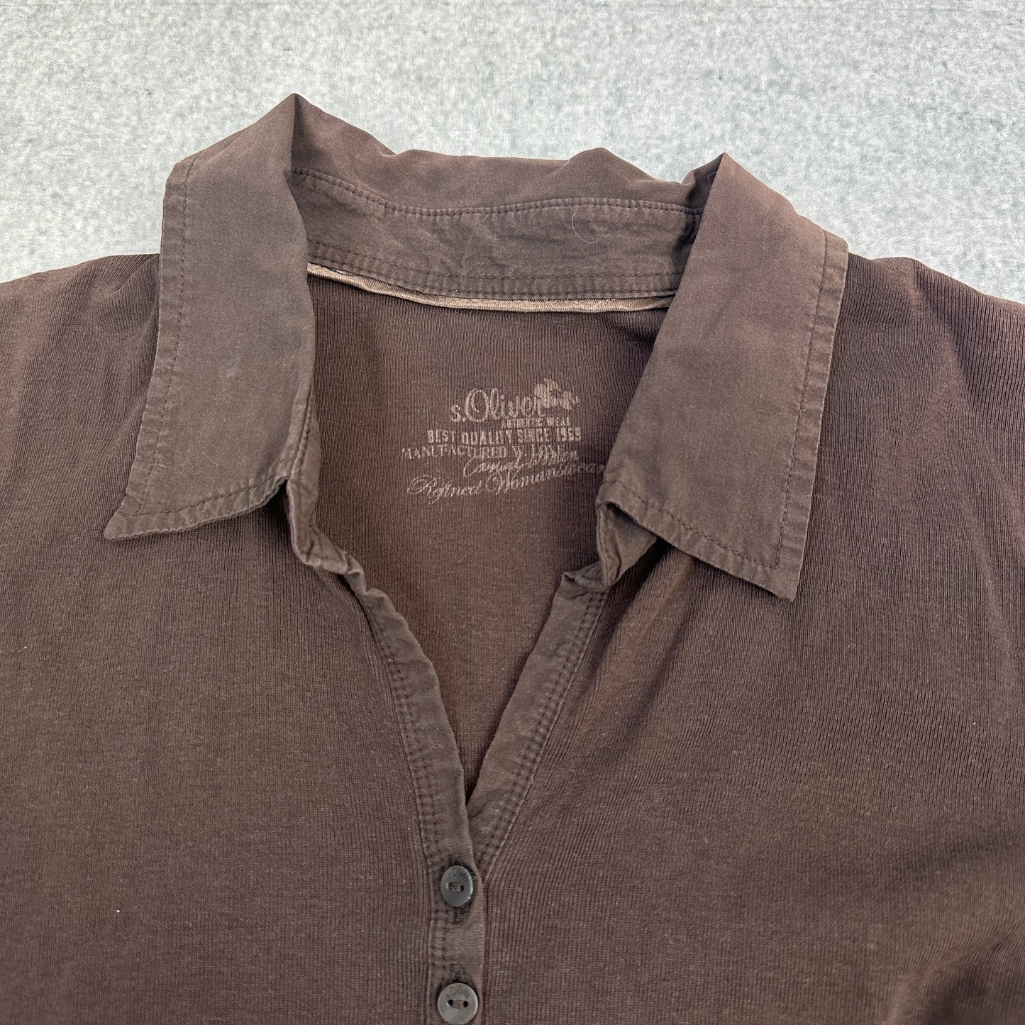 S.Oliver Poloshirt Braun (XS-S)