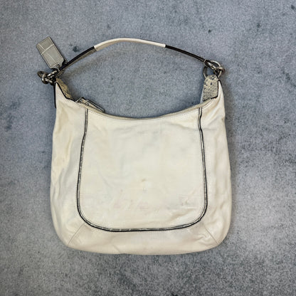 Vintage Coach Handtasche Cremefarben
