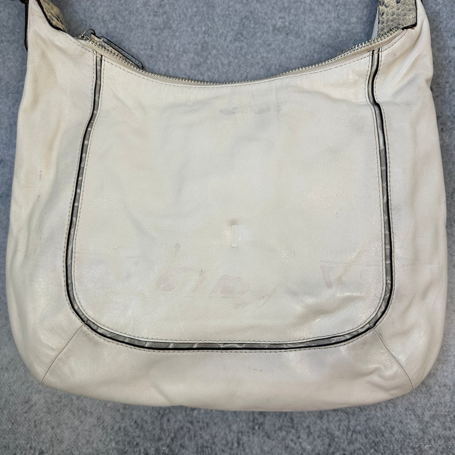 Vintage Coach Handtasche Cremefarben