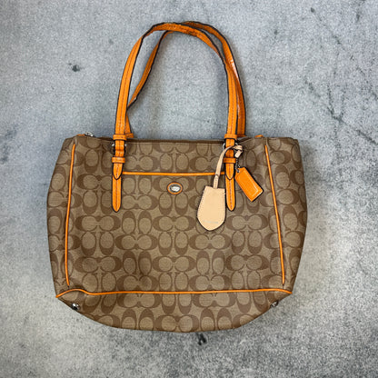 Vintage Coach Monogram Handtasche