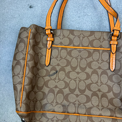 Vintage Coach Monogram Handtasche