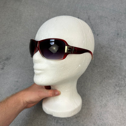 Sonnenbrille Rot Weiß