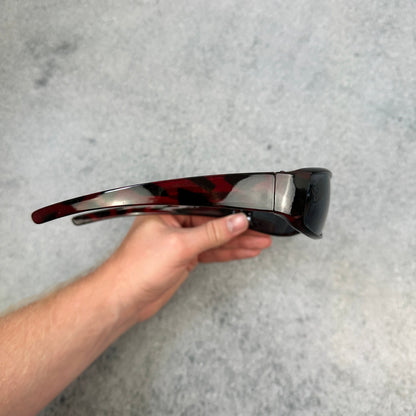 Sonnenbrille Rot/Schwarz
