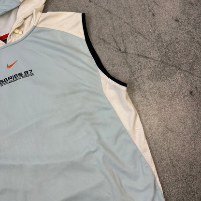 Vintage Nike Air Max Series 87 Hoodie Blau/Weiß (L)