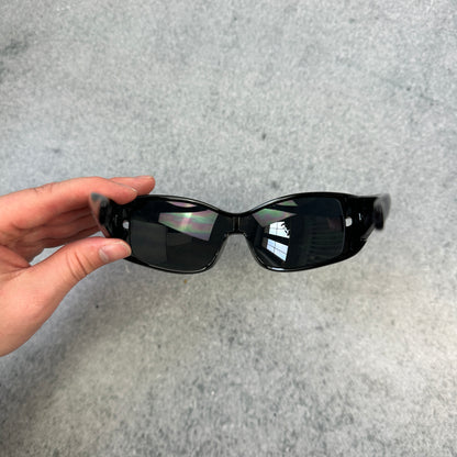 Schwarze Y2K Style Sonnenbrille