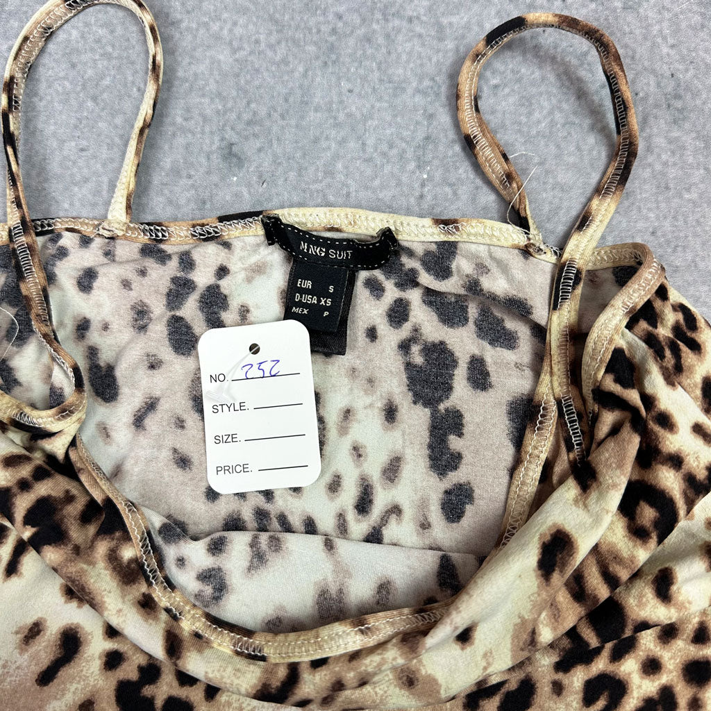Y2K Leopard Print Cami – Sexy Animal Print Top | MANGO Suit (XS/S)