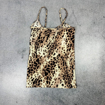 Y2K Leopard Print Cami – Sexy Animal Print Top | MANGO Suit (XS/S)