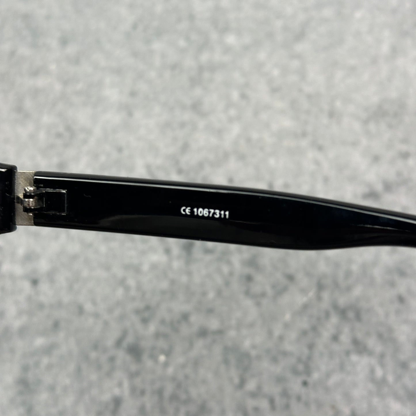 Y2K Style Sonnenbrille Schwarz