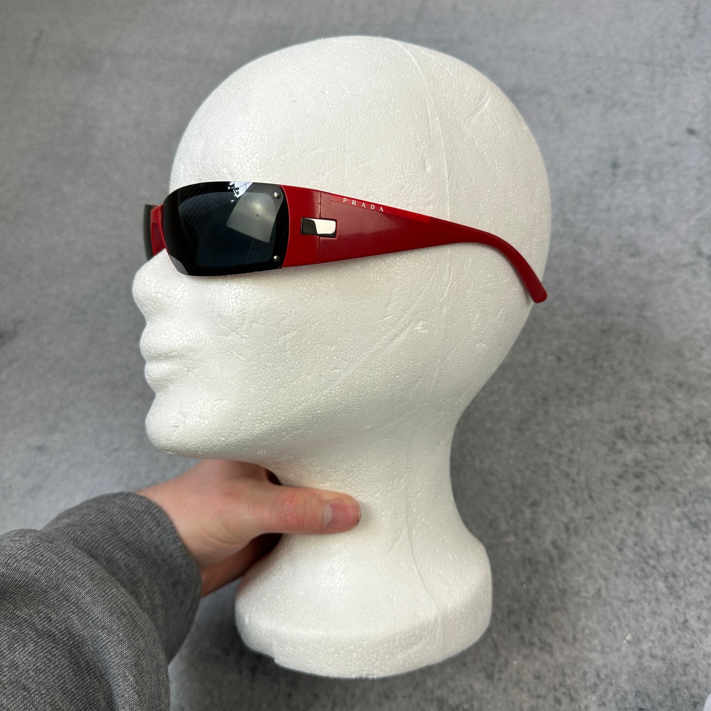 Prada Sprot Sonnenbrille SPS 06E OBU-1A1 mit Etui