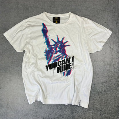 Vintage hommedelange T-Shirt Weiß L