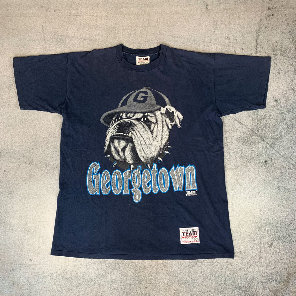 Vintage Georgetown T-Shirt Dunkelblau (XL)