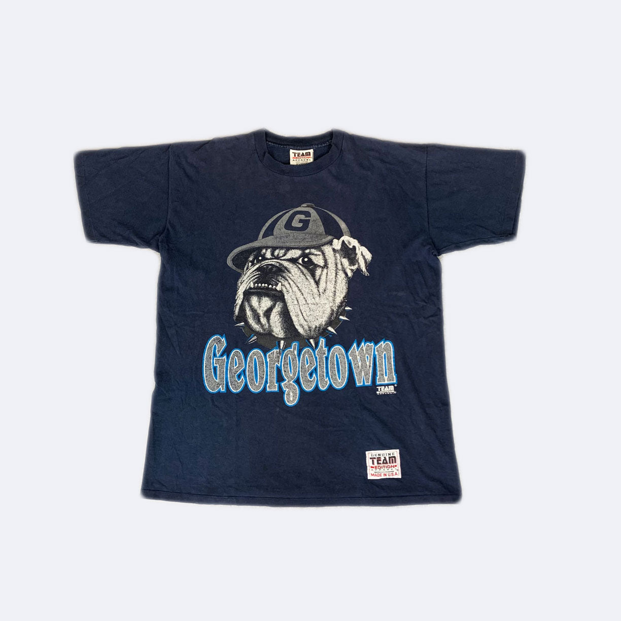 Vintage Georgetown T-Shirt Dunkelblau (XL)