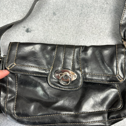 Y2K Mondani New York Handtasche Schwarz
