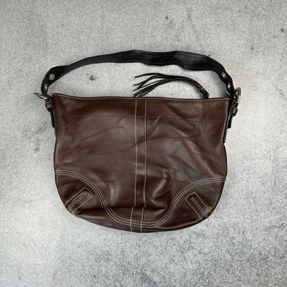 Y2K Coach Vintage Hobo Bag Braun - Echtleder Handtasche