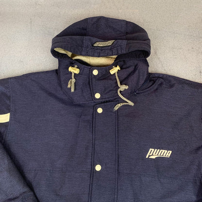 Vintage Puma Parka Dunkelblau (XL)