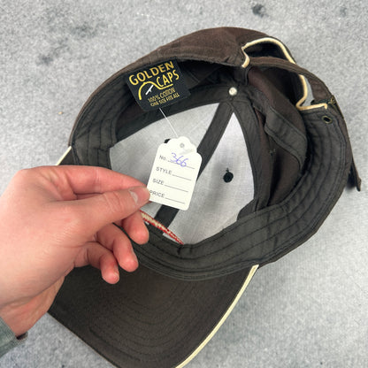 Vintage Golden Cap Caps Braun
