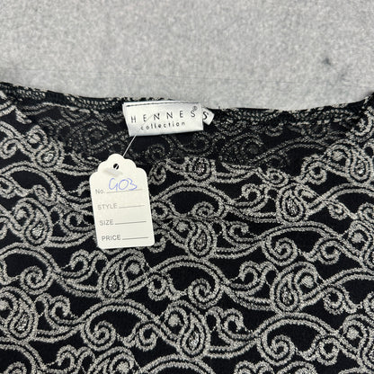 Hennes Glitzer Top Schwarz (S)