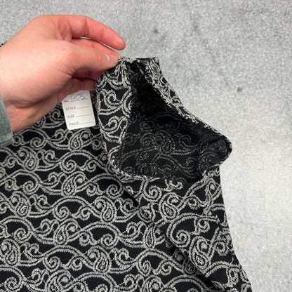 Hennes Glitzer Top Schwarz (S)