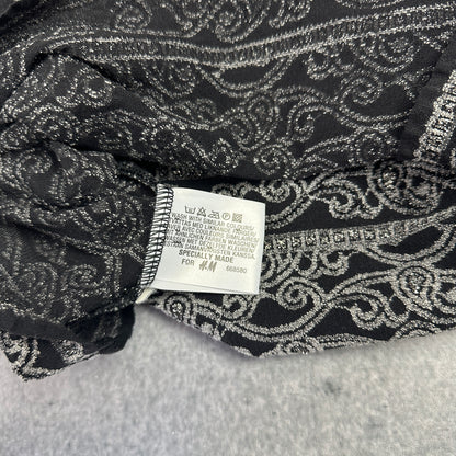 Hennes Glitzer Top Schwarz (S)