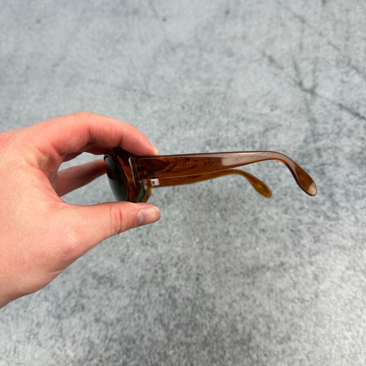 Vintage UVEX Original 70er Jahre Sonnenbrille Braun