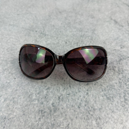 Braune Y2K Style Sonnenbrille