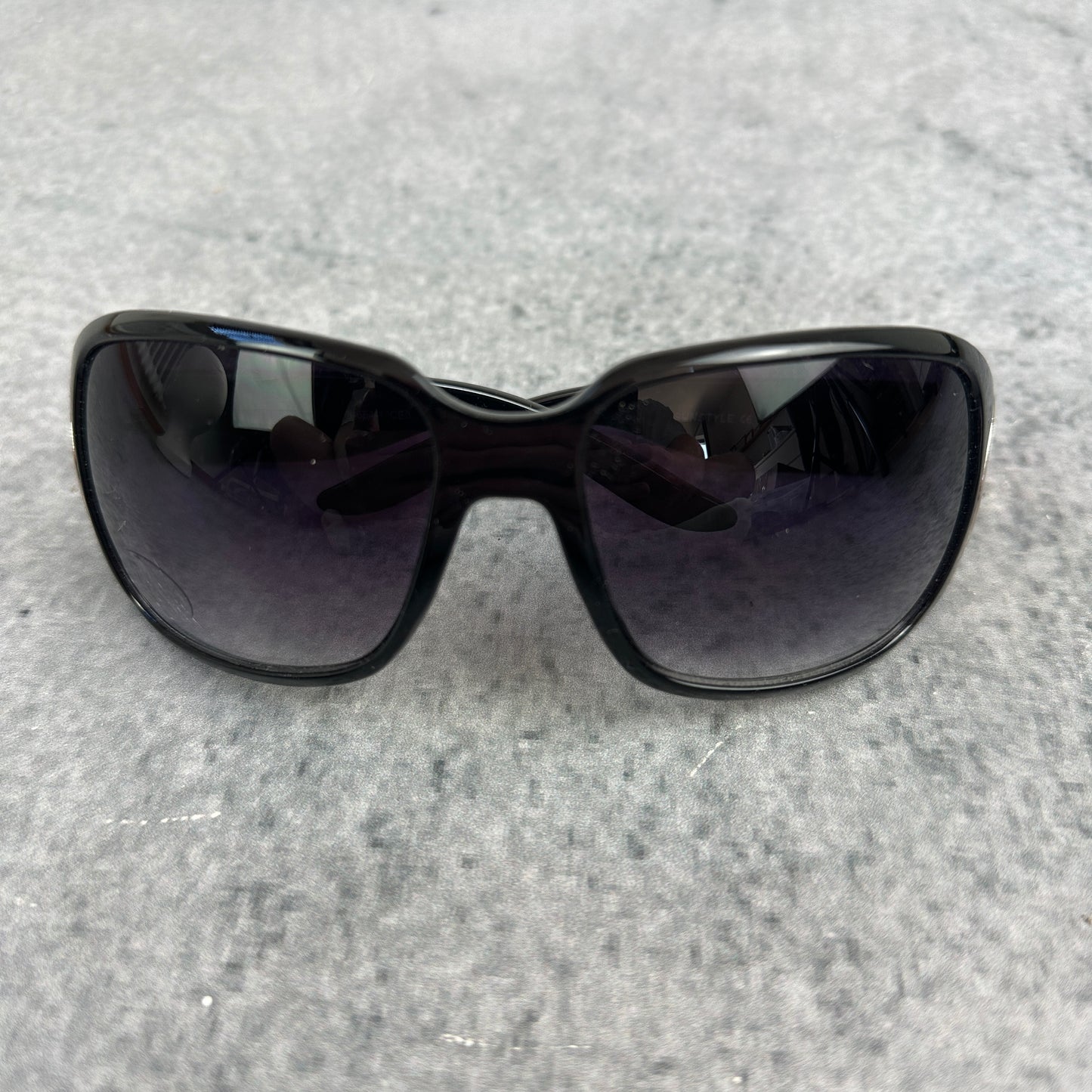 Y2K Style Sonnenbrille Schwarz