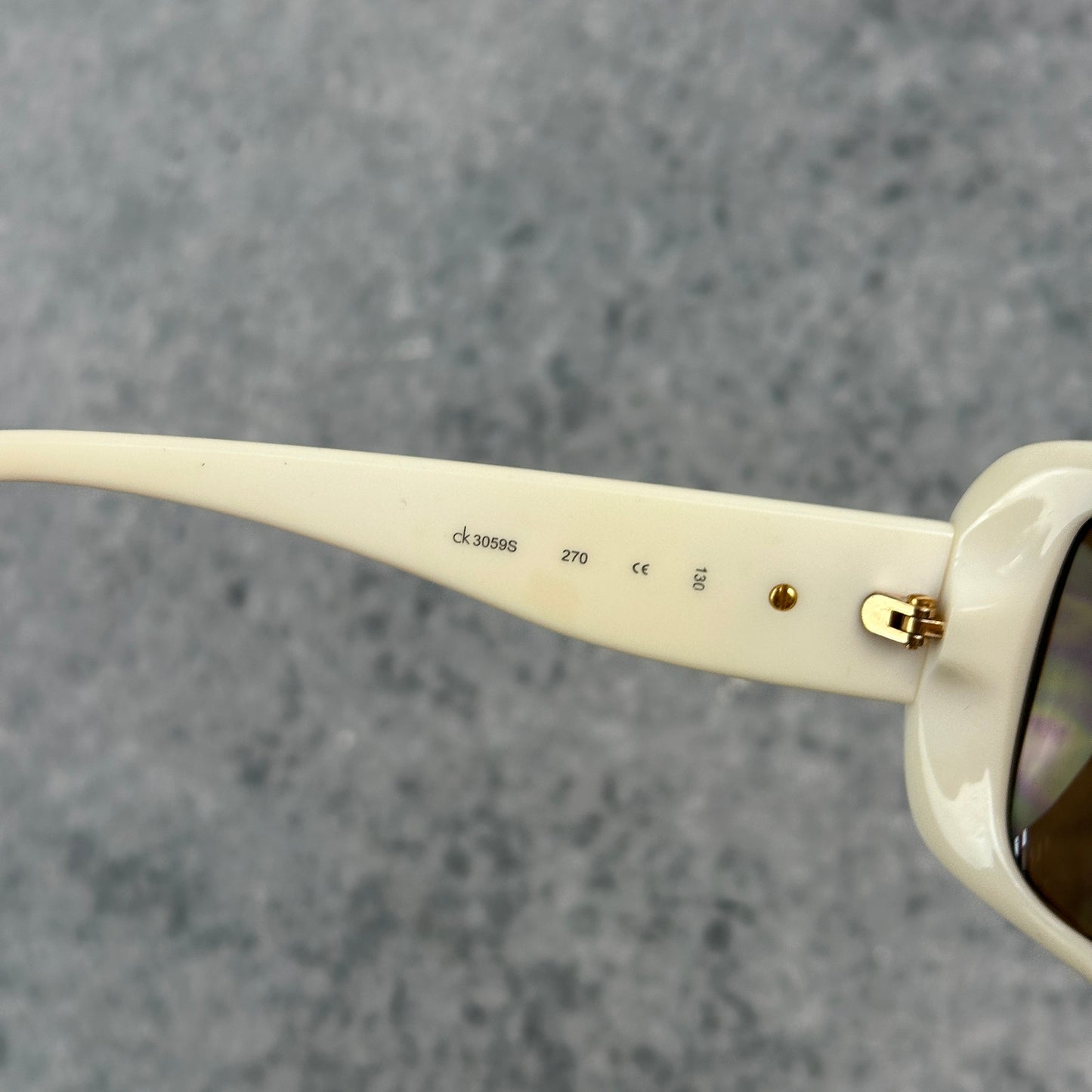 Calvin Klein Sonnenbrille Weiß