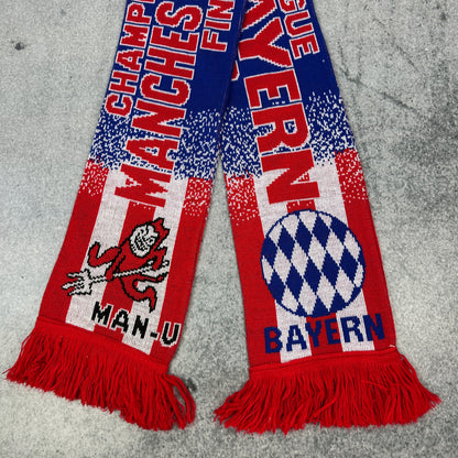 Vintage FC Bayern München Schal Champions League Finale 1999 Manchester