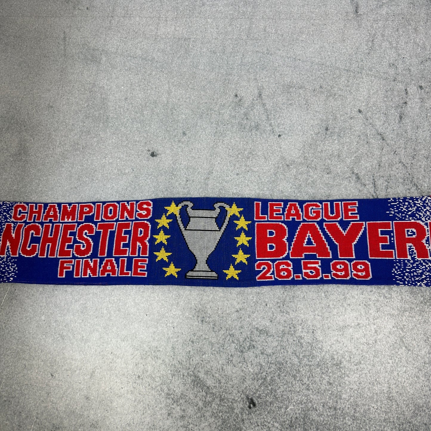 Vintage FC Bayern München Schal Champions League Finale 1999 Manchester