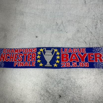 Vintage FC Bayern München Schal Champions League Finale 1999 Manchester